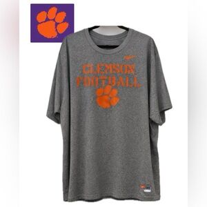 NWOT [Nike] Clemson University Tigers NCAA Football Performance T-Shirt Mens 3XL